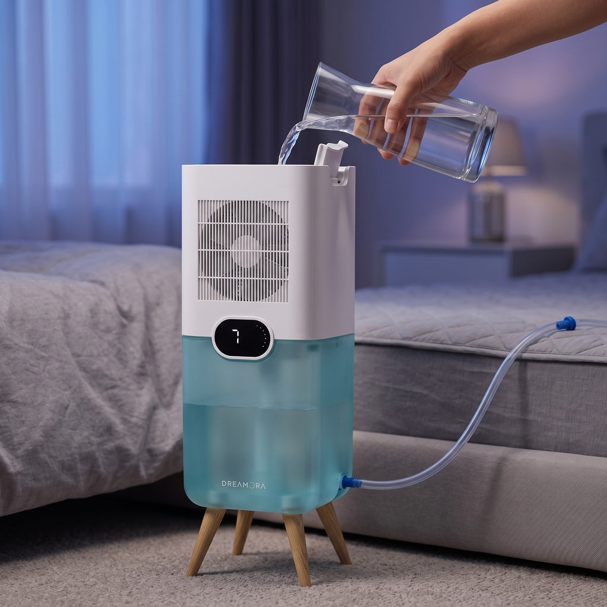 Refilling the Luna water tank